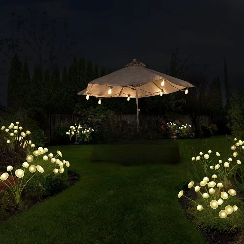 Solar Mushroom Garden Lights – No-Wiring, Auto on at Dusk