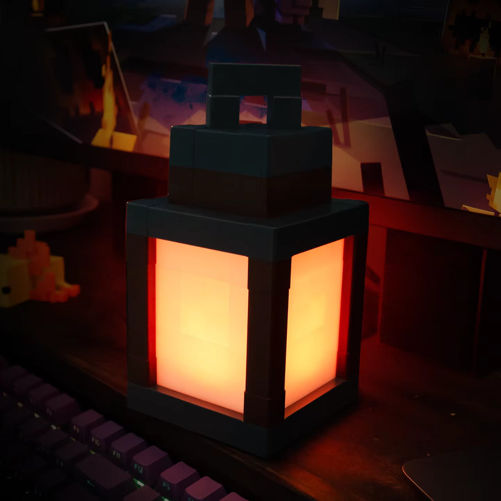Pixel Lantern Night Light – Cordless, 16 Colors