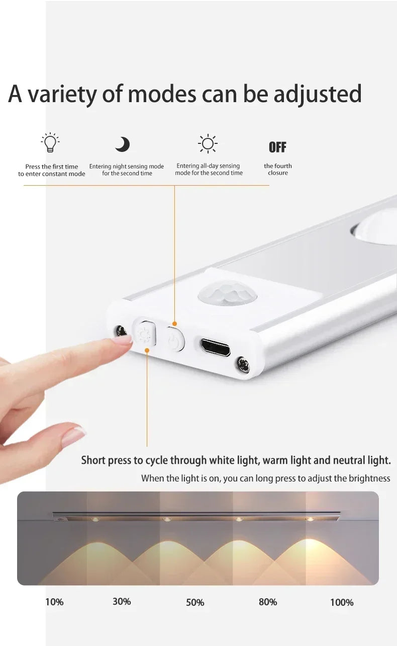 Motion sensor modes